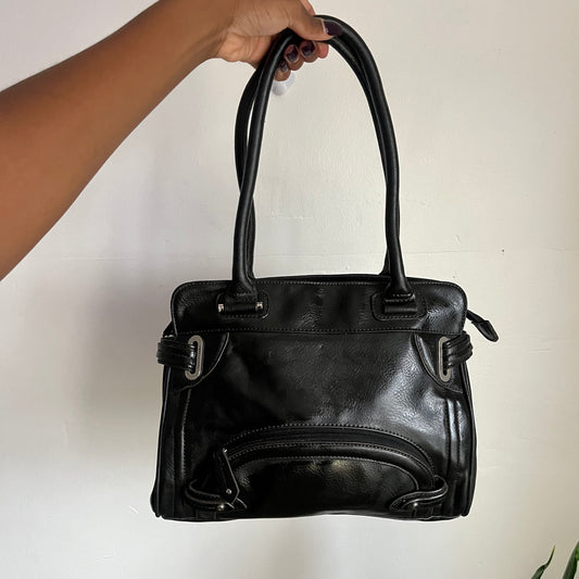 Apostrophe Black Leather Purse