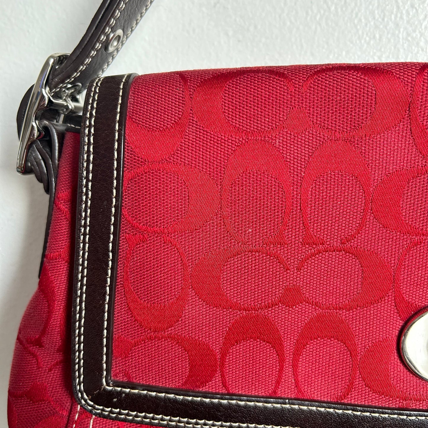 Coach Red y2k purse