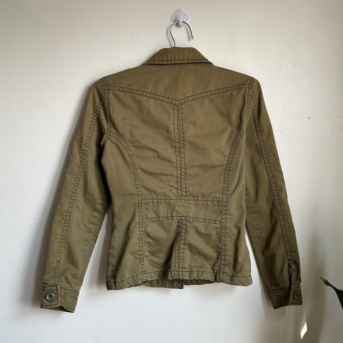 Y2K Aero Military Trench Coat