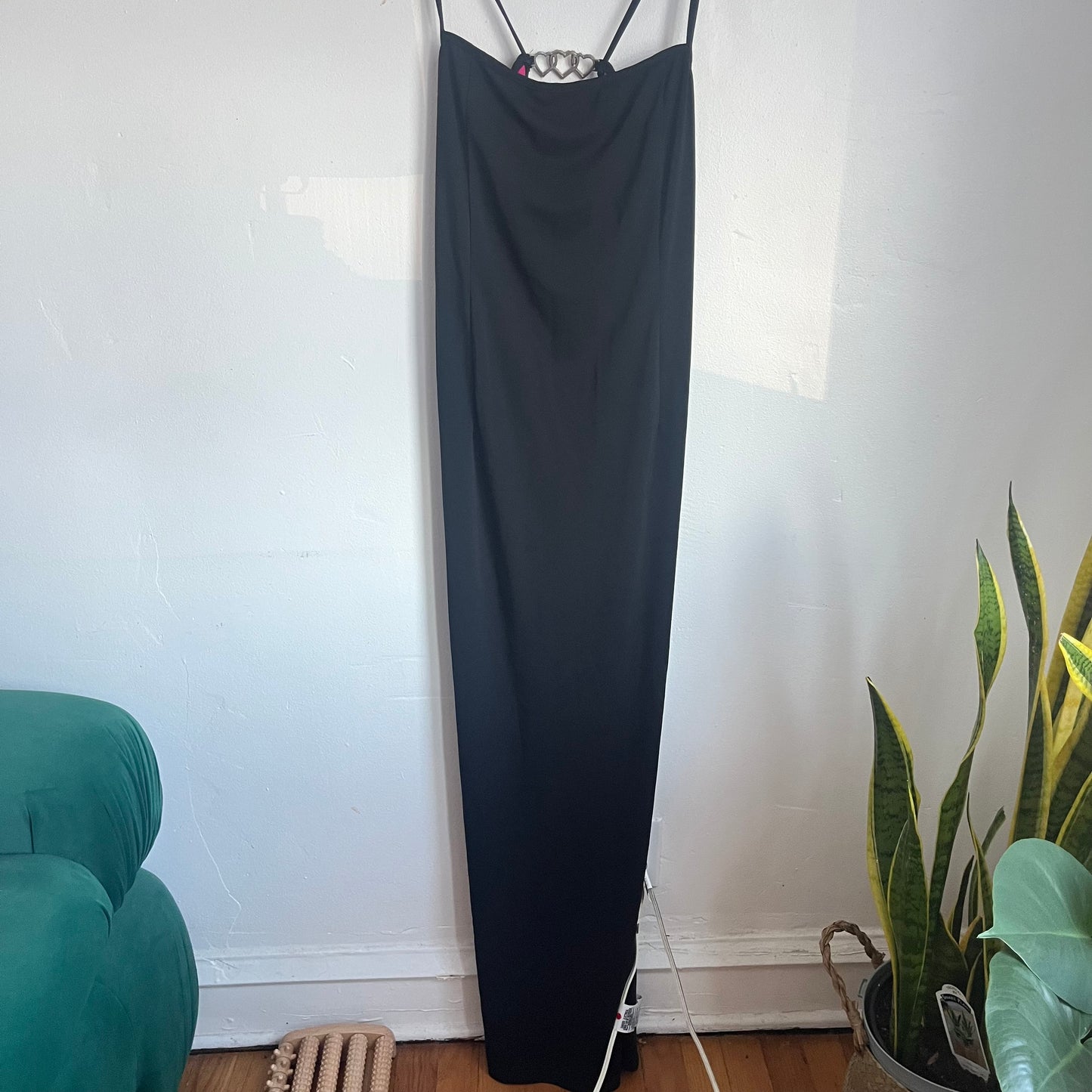 Black Y2K Heart Dress