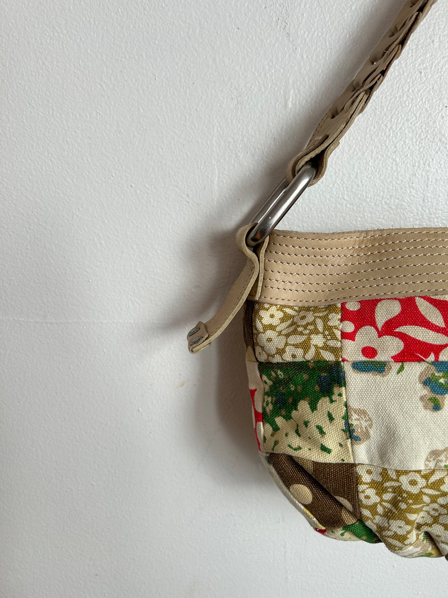 Patchwork purse fossil y2k