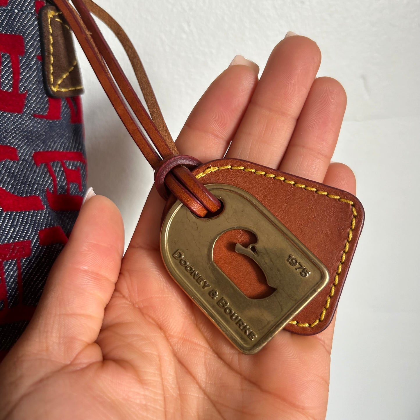 Denim Y2K Dooney and Bourke Mini Purse