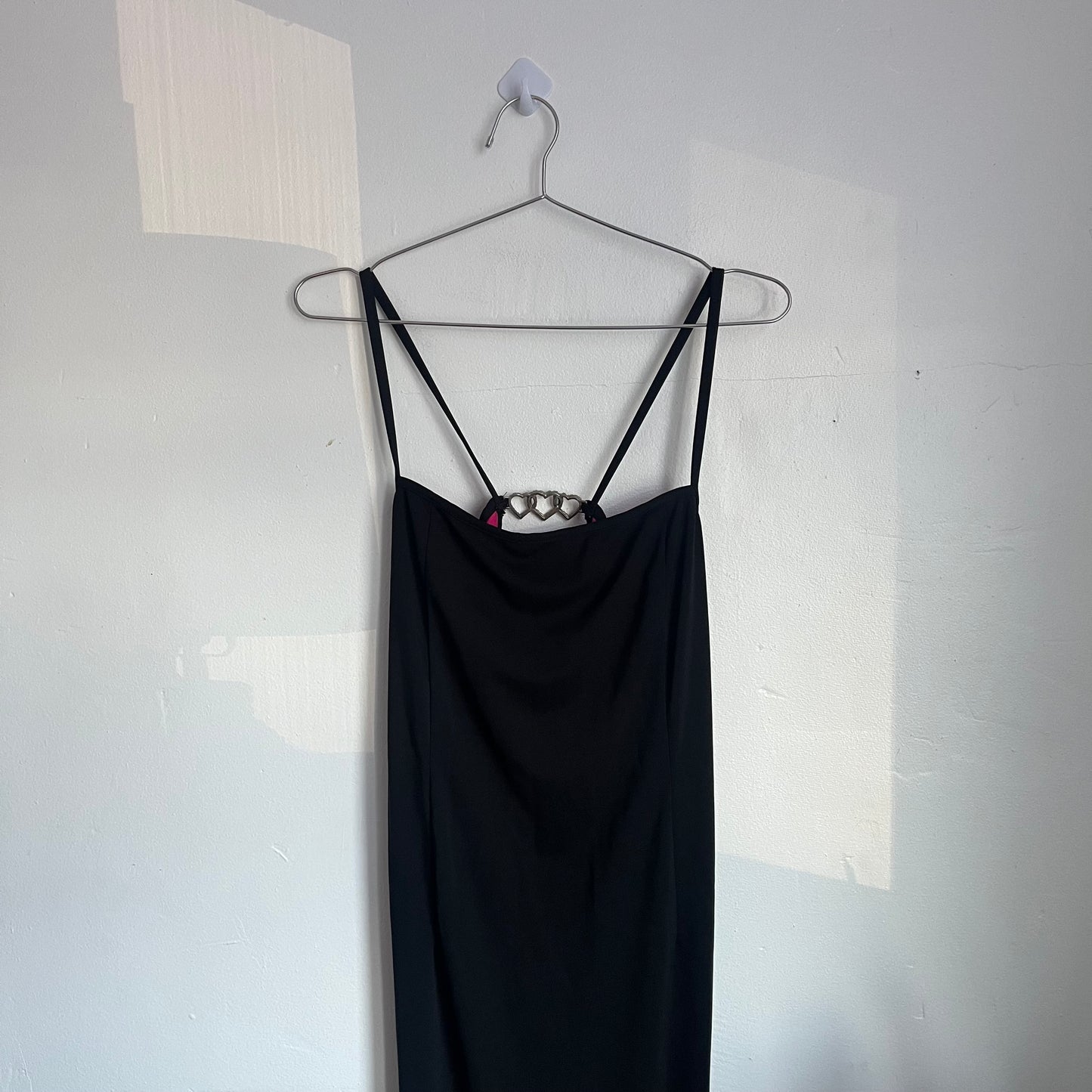 Black Y2K Heart Dress