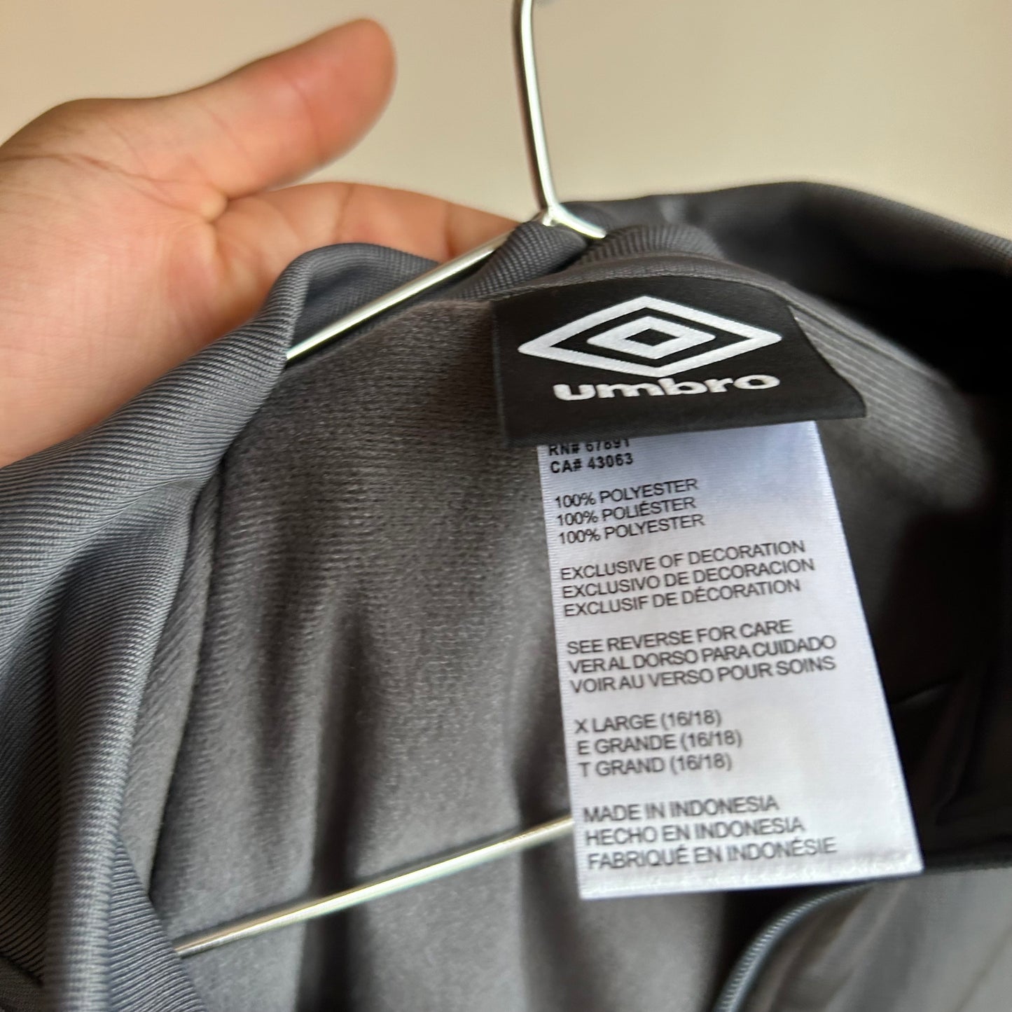 Umbro Grey Jacket