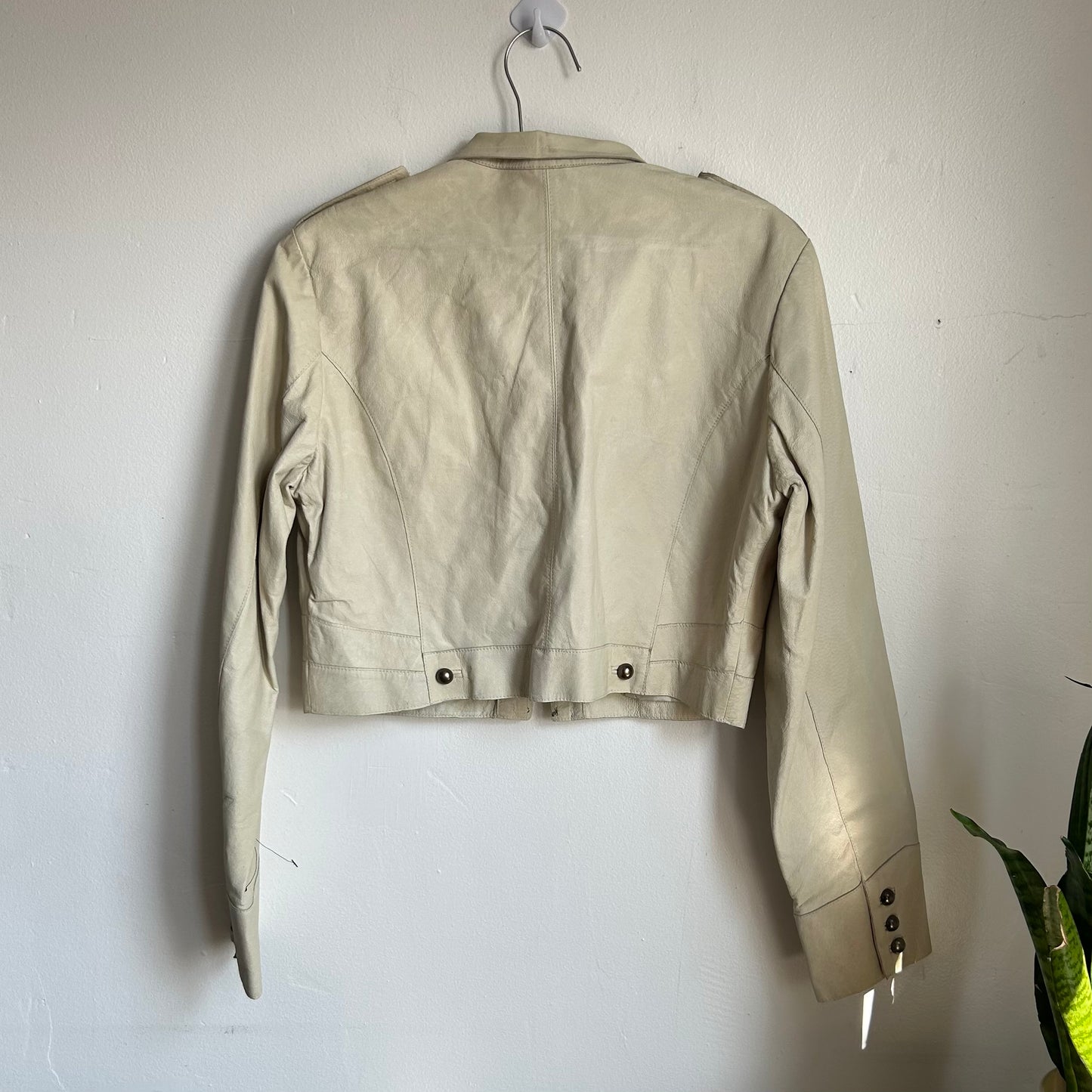 Classic Vintage Wilson Leather Military Jacket