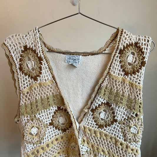 Vintage Crochet Vest