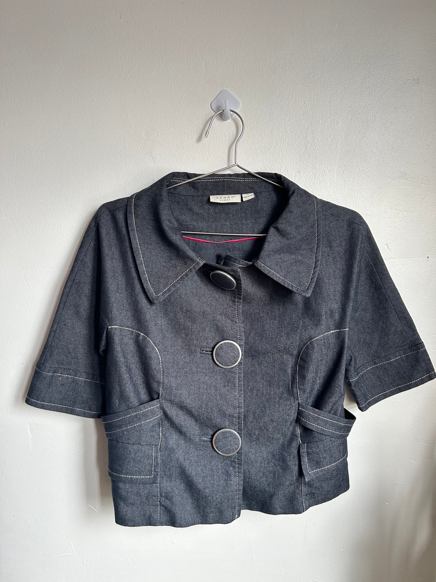 Kenar Sport Denim Blouse Jacket Classic Vintage