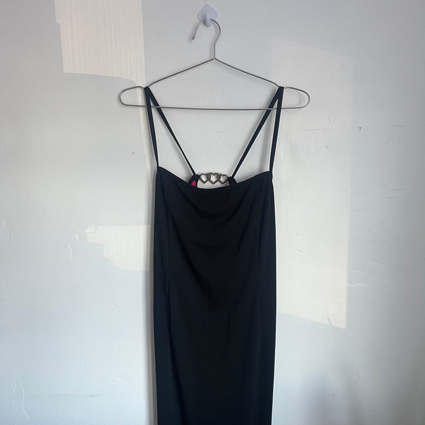 Black Y2K Heart Dress