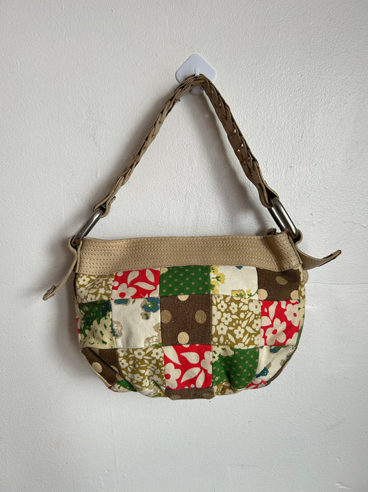 Patchwork purse fossil y2k