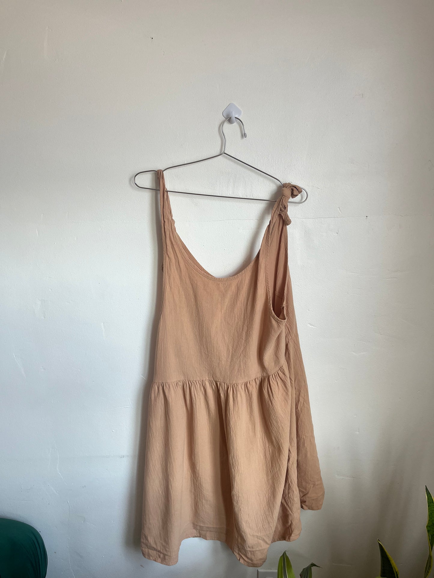 Tan 2 Pockets Dress