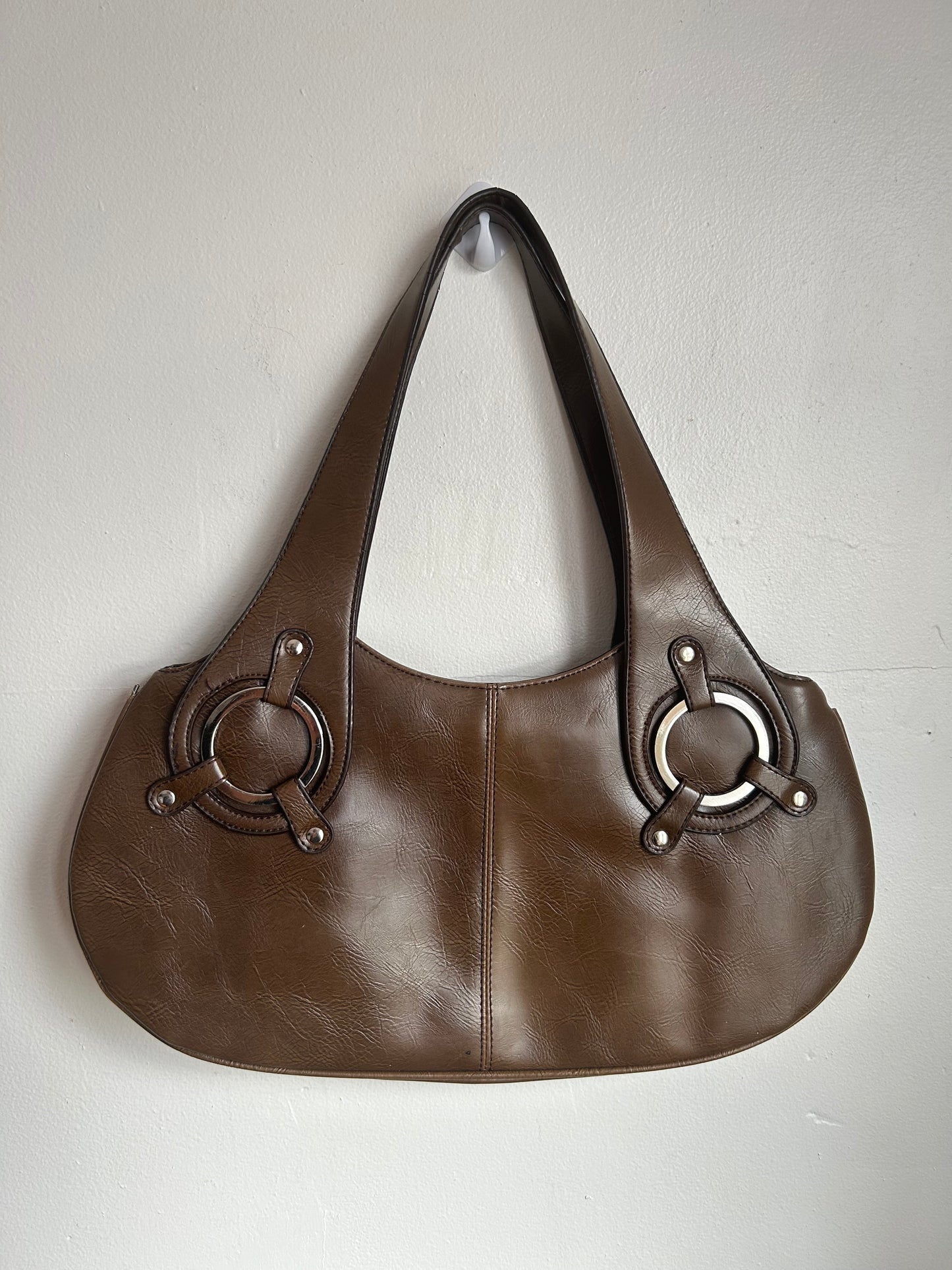 Brown Leather Y2K Purse