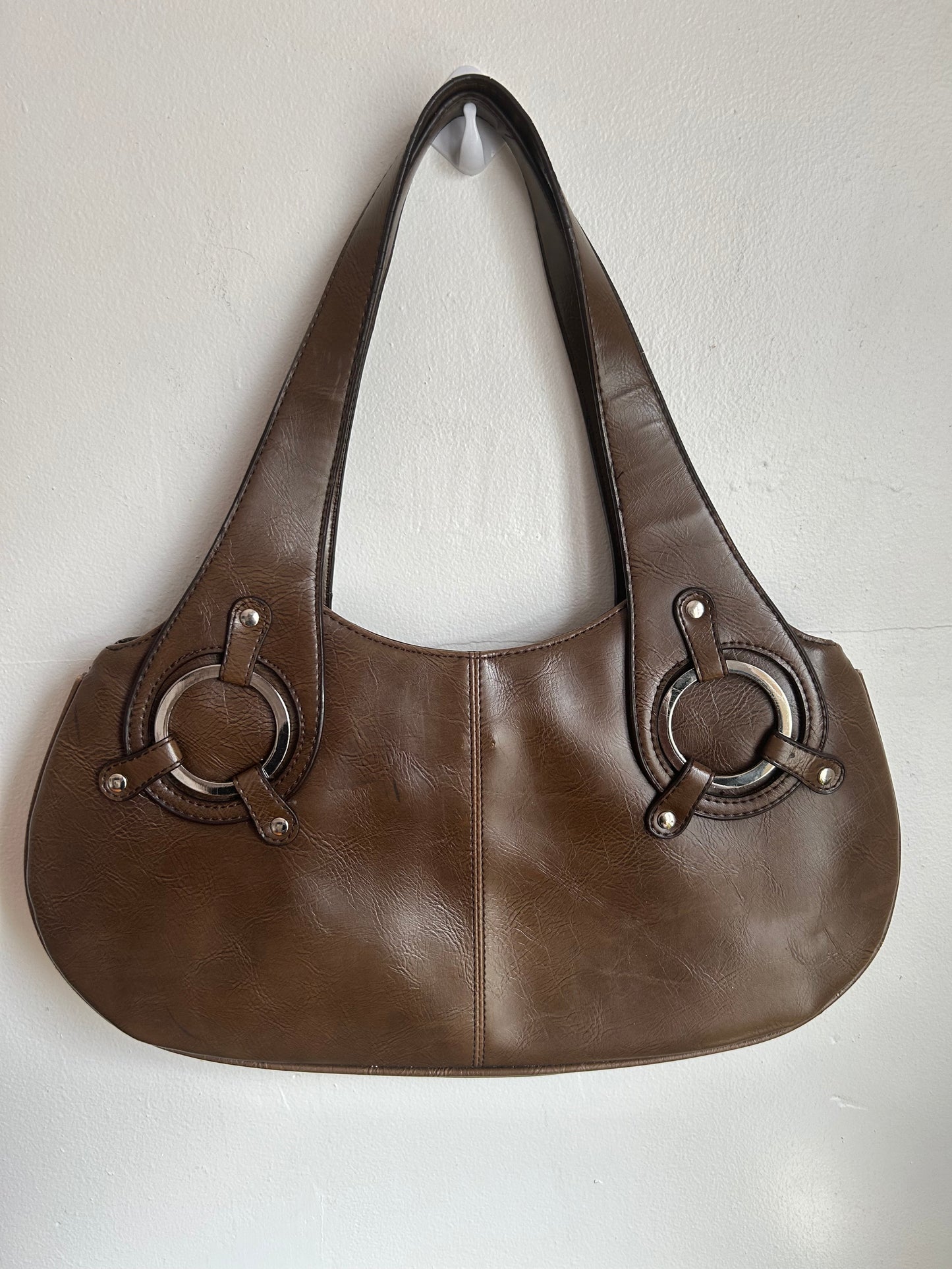 Brown Leather Y2K Purse